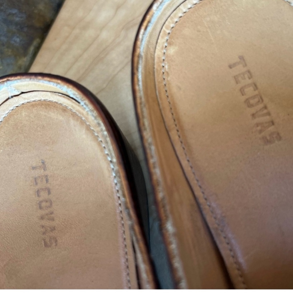 Tecovas shoe boot, dark distressed brown, 9B, EUC, leather sole , inner sole - Picture 2 of 8